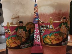 草莓酪酪-LELECHA乐乐茶(上海五角场万达广场店)