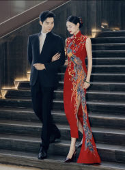 -禾米旗袍妈妈装礼服定制(嘉业国贸店)