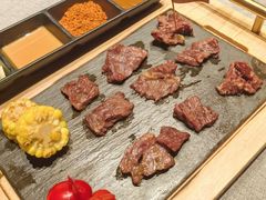 炙烤橫膈膜-左庭右院鲜牛肉火锅黑金店(陆家嘴中心店)