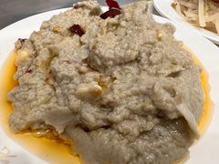 炒麻豆腐-老磁器口豆汁店(天坛店)