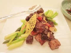 黑金雪花牛肉粒-上海和平饭店龙凤厅 Dragon Phoenix