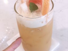 百香果西柚茶-飞行喵MR PILOT|猫舍·猫咖(静安大融城店)