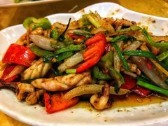 火爆鱿鱼须-覃记海鲜美食餐厅