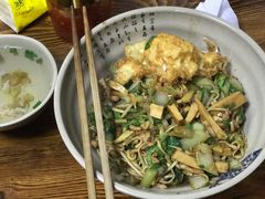 肉丝拌川加青菜加大排-无名氏面馆(邮电路店)