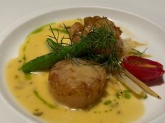 煎新西兰野生带子-领仕扒房(长春店)