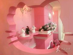 kitty图案的-Hello Kitty Cafe(弘大店)