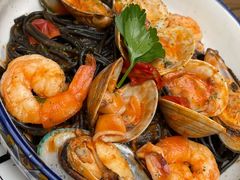 海鲜墨鱼意面-IL TEATRO 精品意大利餐厅