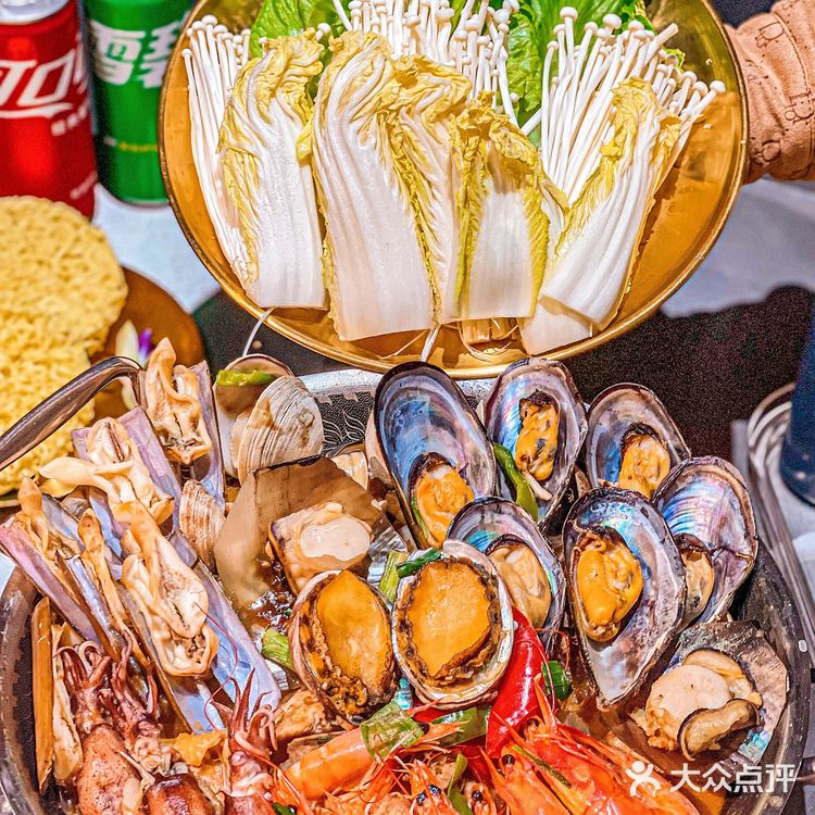生猛海鲜锅‼️人均50+海鲜上桌还在跳|番禺新店