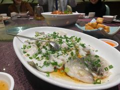 葱油淋鲈鱼-岭南真味·匠心粤菜(K11店)