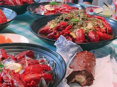 咸菜微微辣很入味-洪福龙虾
