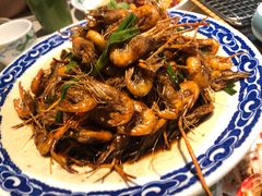杭州老头儿油爆虾河虾-老头儿油爆虾·三潭印月