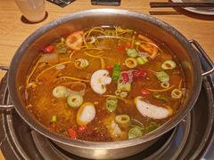 酸萝卜鸭架汤-守柴炉烤鸭(科华中路王府井店)