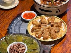铁板野菜豆腐-农厨好味·温泉鹅·农家菜