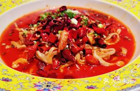 Sichuan-Style Boiled Pig's Stomach Slices