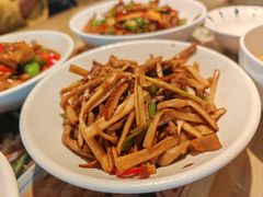 干竹笋肉丝-老电影院饺店(休宁店)