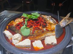 -探鱼·鲜青椒爽麻烤鱼(番禺万达店)