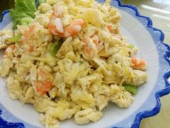 虾仁炒鸡蛋-日照大牌檔•小船海鲜(万平口店)