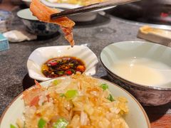 煲仔饭-大匠工房古船木艺术餐厅·猪肚鸡专门店(长白仙岛店)