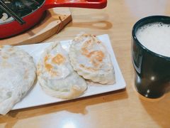 韭菜鸡蛋盒子-嘉和一品粥(政府街店)
