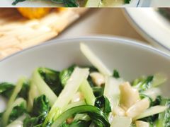 蒜炒奶白菜-食家鸽园