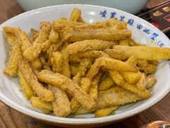 咸蛋黄茄子-吃饭皇帝大土家民族菜(正大广场店)