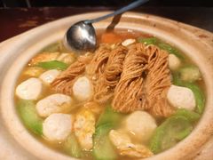 丝瓜鱼丸炖馓子-永安鱼庄·镇江菜(东吴路店)