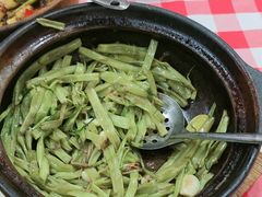 虾酱啫通菜梗-鹤睦鱼生·啫啫煲·海鲜(保利百合店)