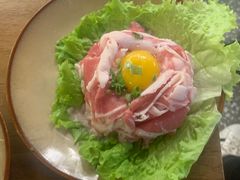 鲜奶浸手切羔羊肉-鲜潭蒸汽石锅鱼(五道口购物中心店)