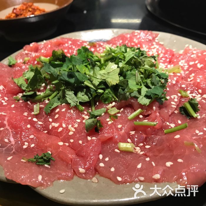那二年老火锅来成都要吃的火锅(中海国际店)香菜嫩牛肉图片 - 第2张