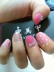 粉色系-星美甲