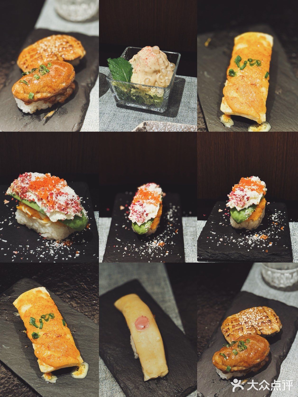 咬一口的寿司幸福