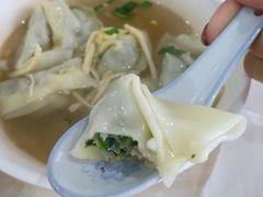 荠菜鲜肉三丝馄饨-老西白点心店