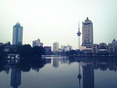倒影-南通濠河风景名胜区