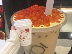 芋圆奶绿热-KOI Thé(正佳广场店)