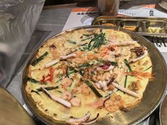 海鲜葱饼-草家酱蟹炭火烤肉店(珲春南路一店)