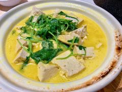砂锅炖柳沟豆腐-北京泰富酒店-柏景轩中餐厅
