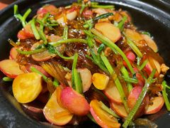 水萝卜肉末炒粉丝-陆壹捌餐厅(五大道店)