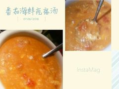 番茄海鲜疙瘩汤-必点海鲜·鲅鱼水饺(鞍山西道店)