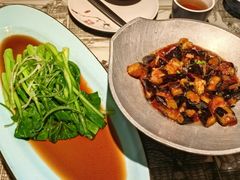 油淋脆菜心-绿茶餐厅(光谷世界城步行街店)