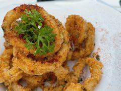 香炸鱿鱼配泰国酸辣汁-Lets burger非常汉堡·环球风味(蓝色港湾店)