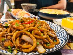 九州鳗鱼秘炒乌冬-仙隐小鹿料理食堂(沙市人信汇店)