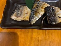 盐烤青花鱼-津之港·日本料理·铁板烧