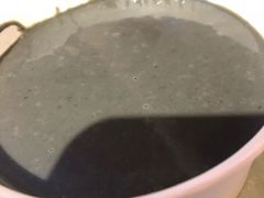 生磨黑芝麻糊配小丸子-发记甜品(山东街店)