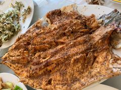 烤虹鳟鱼-何适山庄 ·可团建(水长城P2停车场店)