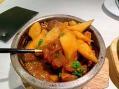 石锅山药焖牛腩-九毛九西北菜(番禺万达店)