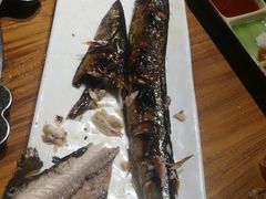 烤秋刀鱼-炭恋火炉烤肉(凌云一街坊店)