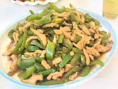 尖椒肉丝-三岔涧农家乐