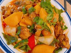 新疆大盘鸡-秦䩊会·陕西biangbiang面(畹町路店)