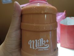 粉桶套装闪现水蜜桃檬茶茶-milkplus·泰式奶茶(较场东路店)