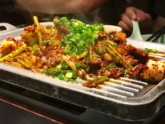 葱椒爆牛肉-绿茶餐厅(布吉万象汇店)